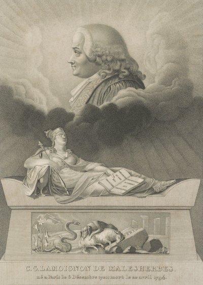 Chrétien Guillaume de Lamoignon de Malesherbes, 1798 by Anthony Cardon