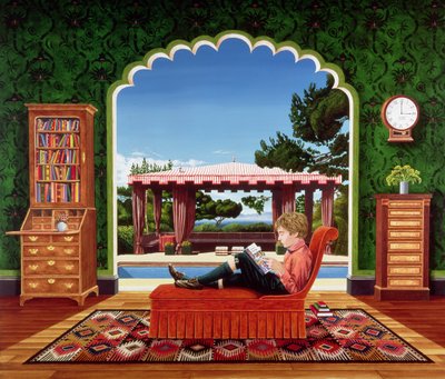Boy Reading by Anthony Southcombe