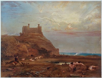 Harlech Castle by Anthony Vandyke Copley Fielding