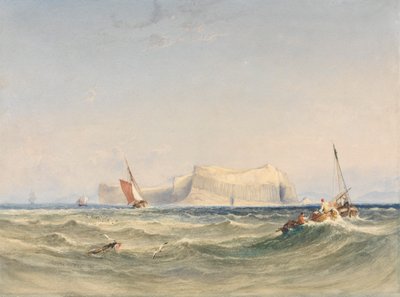 Shipping off Staffa by Anthony Vandyke Copley Fielding
