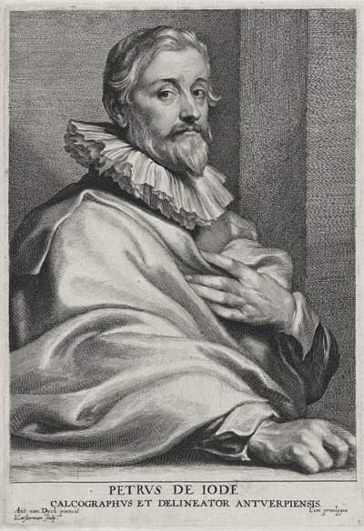Pieter de Jode [the Elder] by Anthony van (after) Dyck