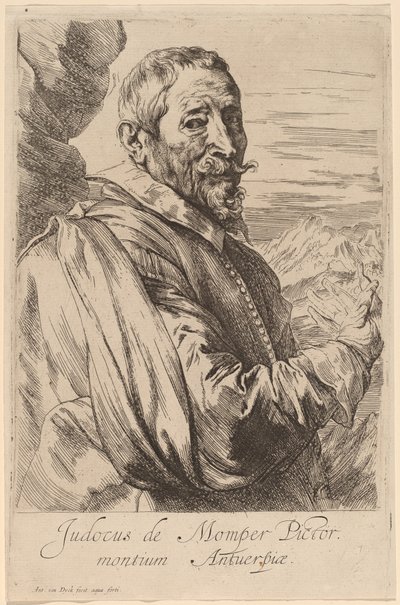 Jodocus de Momper by Anthony van Dyck