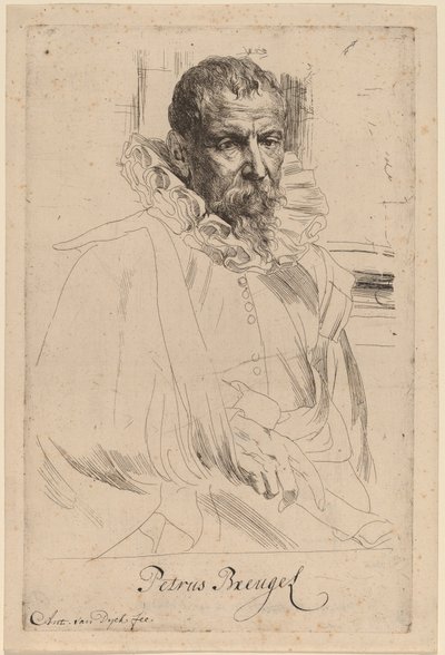 Pieter Bruegel the Younger by Anthony van Dyck