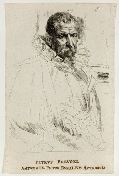 Pieter Brueghel the Younger by Anthony van Dyck