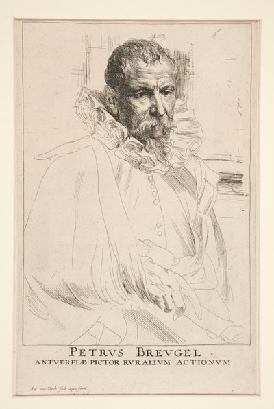 Pieter Brueghel, the Younger by Anthony van Dyck