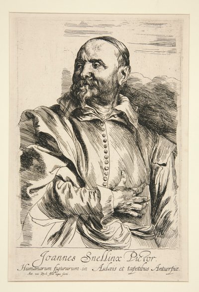 Portrait of Jan Snellinx by Anthony van Dyck
