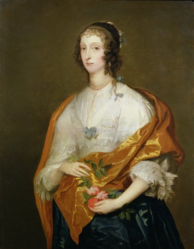 Queen Henrietta Maria by Anthony van Dyck