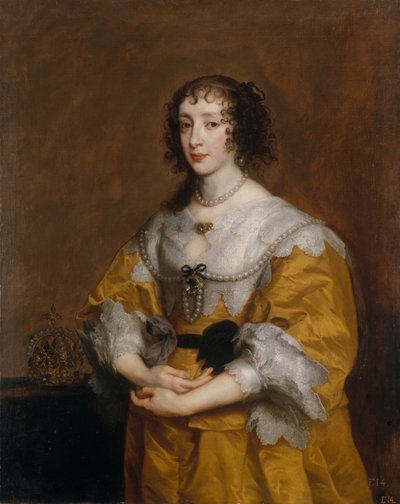 Queen Henrietta Maria by Anthony van Dyck