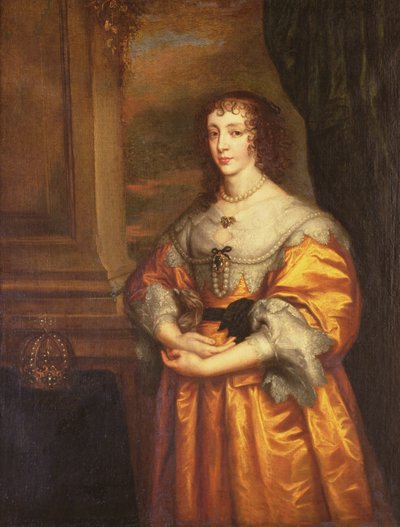 Queen Henrietta Maria by Anthony van Dyck