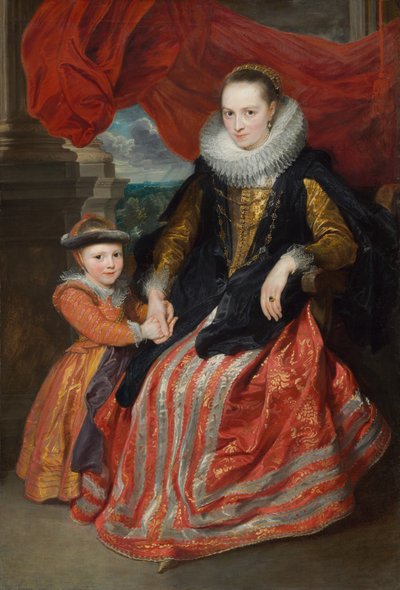 Susanna Fourment and Her Daughter, 1621 by Anthony van Dyck