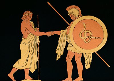 Pelias Sending Forth Jason, 1880 by Antique