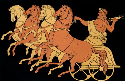 The Chariot of Zeus, 1880 by Antique
