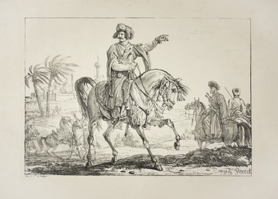 Chief Mameluk, c.1817 by Antoine Charles Horace Vernet