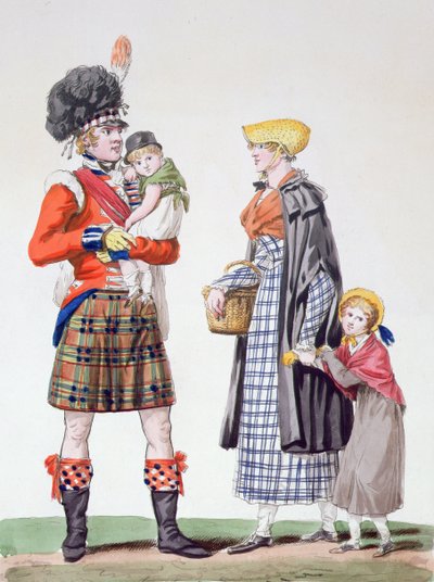 Scottish Family by Antoine Charles Horace Vernet