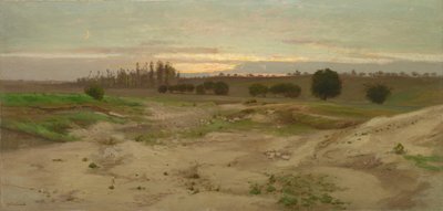 The Marl Pit at Mulcent: Evening by Antoine Chintreuil