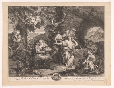 Bacchus and Ariadne by Antoine Coypel