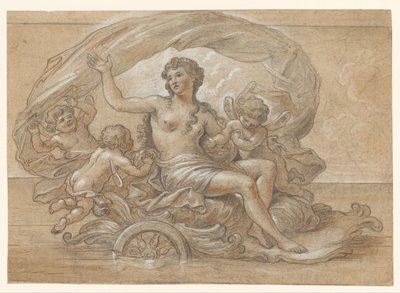 Galatea on Her Sea Chariot by Antoine Coypel