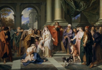 Susannah accused of adultery, 1695-1696 by Antoine Coypel