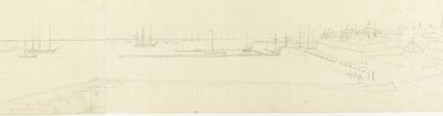 View of the Roadstead of Vlissingen by Antoine Ignace Melling