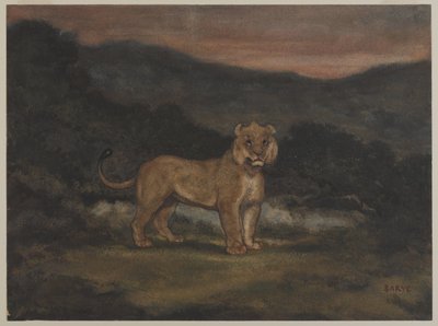 Standing Lioness by Antoine Louis Barye