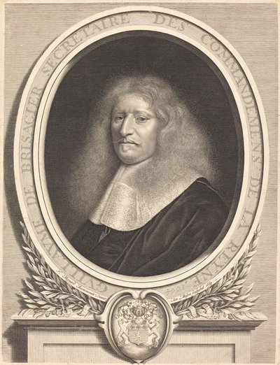 Guillaume de Brisacier by Antoine Masson after Nicolas Mignard