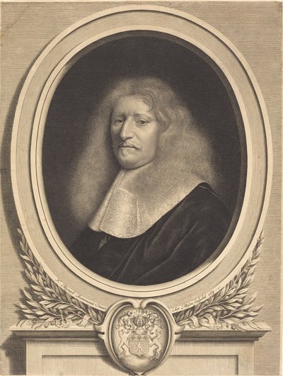 Guillaume de Brisacier by Antoine Masson after Nicolas Mignard