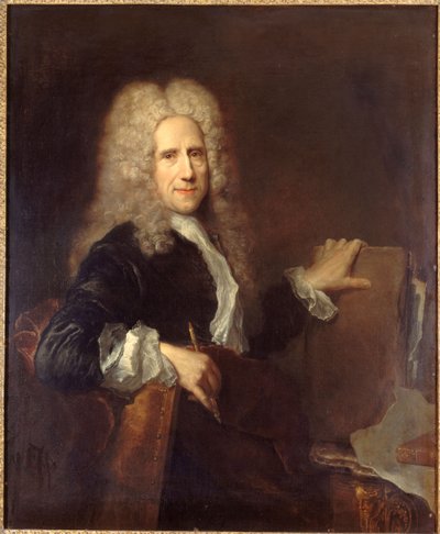 Portrait of Jean Mariette by Antoine Pesne