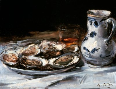 Still Life with Oysters by Antoine Vollon