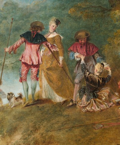 Pilgrimage on the Isle of Cythera by Jean Antoine Watteau