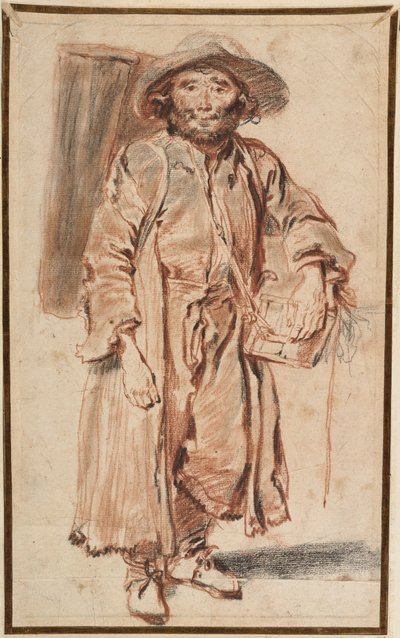 The Old Savoyard by Antoine Watteau