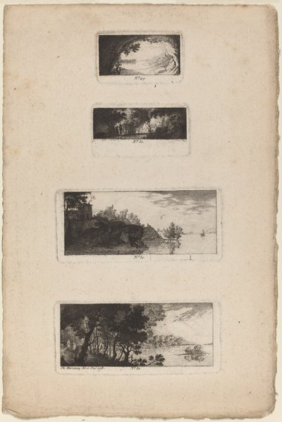 Landscape with Cave Opening by Antoine de Marcenay de Ghuy
