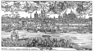 View of Cologne by Anton (after) Woensam