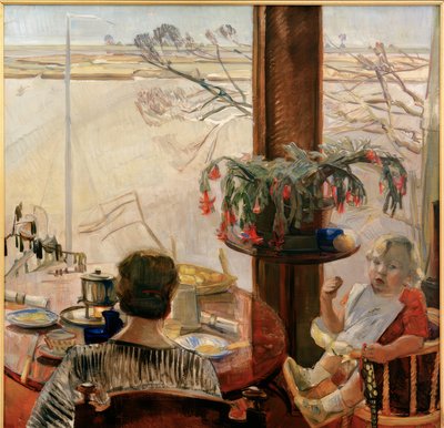 On the Terrace by Anton Albers d. J.