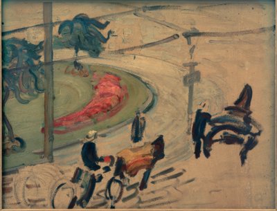 Cab Stand in Bremen by Anton Albers d. J.