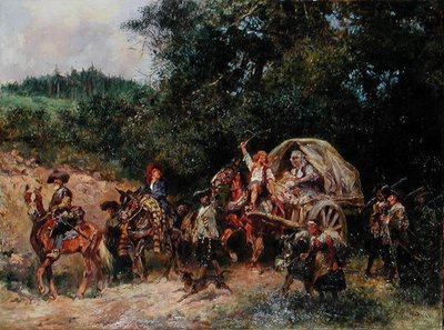 Camp Followers, c.1900 by Anton Hoffmann