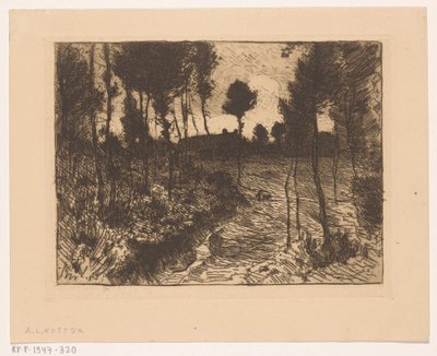 Forest Path at Evening by Anton L. Koster