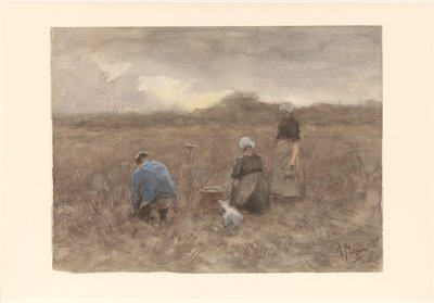 Potato Diggers by Anton Mauve