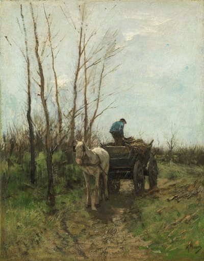 Gathering Wood by Anton Mauve