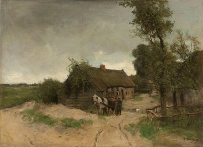 House by the Sandy Road by Anton Mauve