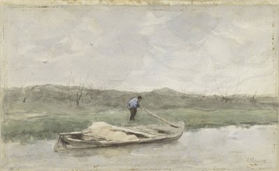 Sand Barge by Anton Mauve