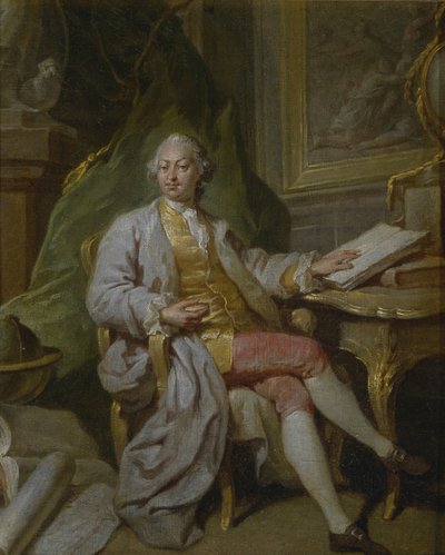 Portrait of L. Henninger, 1760s by Anton Pavlovich Losenko