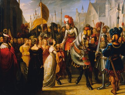 The Entry of Emperor Maximilian I into Ghent by Anton Petter