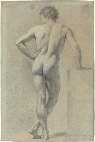 Male Nude Study by Anton Raphael Mengs