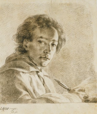 Portrait of the Artist by Anton Raphael Mengs