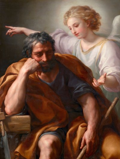The Dream of Saint Joseph by Anton Raphael Mengs