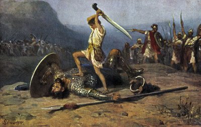 David and Goliath by Anton Robert Leinweber
