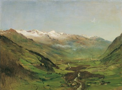 The Gastein Valley I by Anton Romako