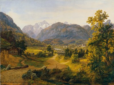 The Unken Valley in Salzburg by Anton Schiffer