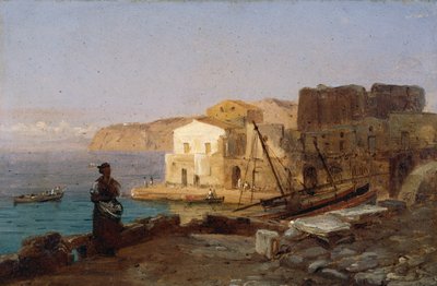 Marina Grande in Sorrento by Anton Sminck Pitloo