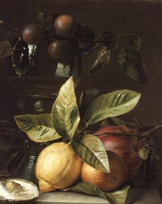 Still Life of Lemons by Anton Weiss